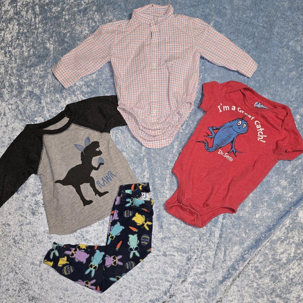 🌟 Colorful Eastery 6-12 Month Bundle